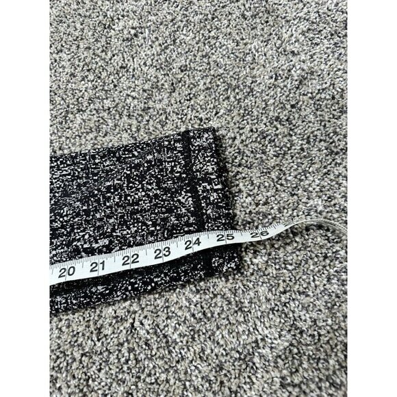 Lululemon High Times Pant Luon Suited Jacquard Black White Size 8 EUC - Picture 6 of 6